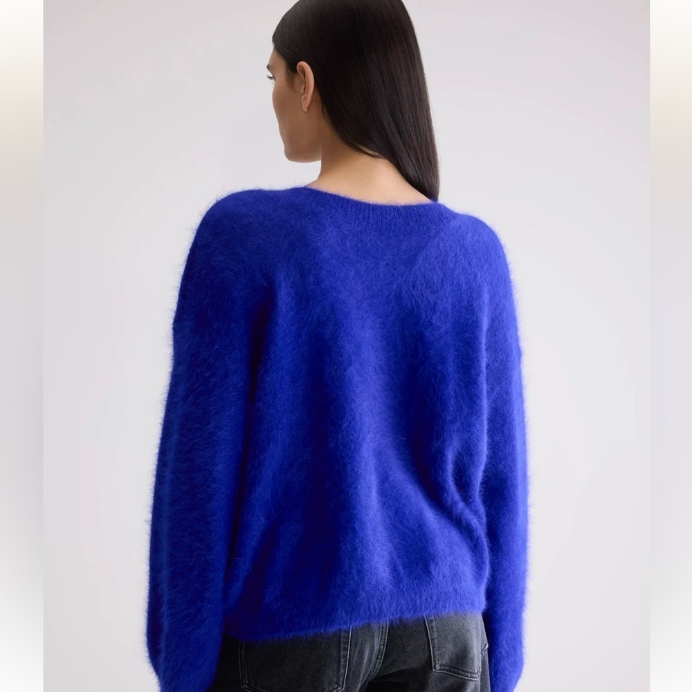 bellerose DATHE ANGORA-BLEND SWEATER Purple Women’s Size 4 Oversized - Picture 3 of 10